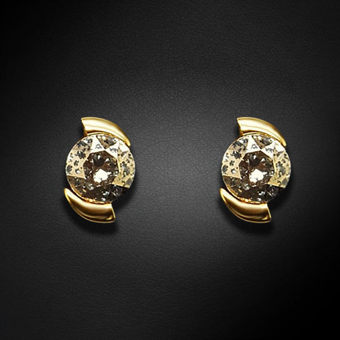 Auskarai „Pieno Kelias (Rožinė Patina)“ su Swarovski™ kristalais